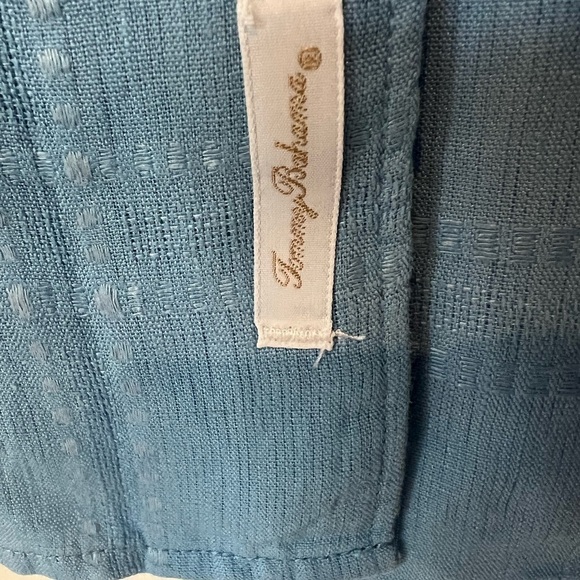 Tommy Bahama 100% Linen Men's Mixed Weave Button Front Casual Shirt / XLarge - Picture 7 of 12